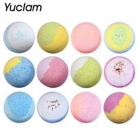Yuclam 12PCS Bath Bombs Set Handmade Bath Bomb Ball Shaped for Bubble Spa Bath Moisturize Dry Skin įvairiaspalvis