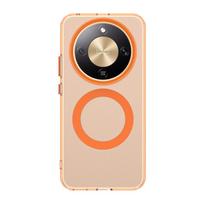 For Honor Magic 8 Lite Case Magnetic Wireless Charge Funda Magic 8 Lite Coque Matte Translucent PC Back Cover Honor Magic 8 Lite HONOR X9D oranžinė