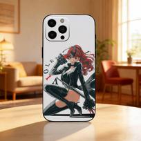 Fashion P-Persona 5 Phone Case For iPhone17,16,15,14,13,12 Plus,Max Soft Silicone Black Cover iPhone17