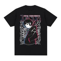 Anime Serial Experiments Lain T-Shirt Iwakura Manga Girl Sci Fi Short Sleeve T-shirts Men Women Clothing Cotton Casual T Shirts S įvairiaspalvis