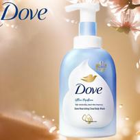 Dove Deep Nourishing Foaming Body Wash with Amino Acids, Sweet Milk Scent, 400ml