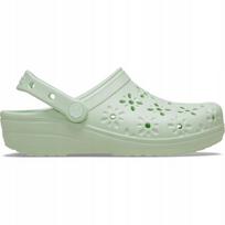Crocs Classic Gėlėtas Išpjovų Klumpės 210927 |M9 I ES 42-43 I W11| Jado Atspalvis