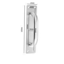 Safety Door Door Plate Handle Furniture Handle Gate Door Handle Heavy Duty Barn Door Pull  Hardware Style 1