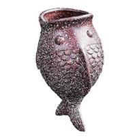 Fish Shape Planter Wall Mounted Hanging Fish Flower Pot Decorative Wall Planter for Balcony Outdoor Patio Garden