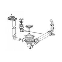 Ventilis FRANKE plautuvės EFX 614-78, EFL 614-78, d 3''1/2, ekscentrinis
