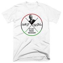 Black History T-Shirt Malcolm X Angela Davis Melanin Stay Woke Tee S