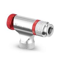 WEST BIKING Bicycle CO2 Pump Inflation Nozzle Portable Schrader Presta Valve Universal Aluminum Alloy Fast Inflator Head Adapter Only Nozzle