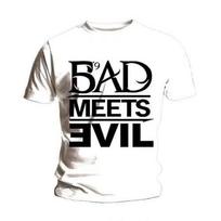 Eminem Unisex T-Shirt: Bad Meets Evil (Large) S