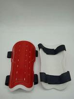 01 Football leg guards, game training protective gear, adult calf guards with leg guards raudona