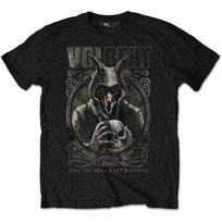 Band Monkey Volbeat Unisex T-Shirt Goat with Skull S