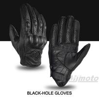 Retro Motorcycle Gloves Full Finger Protective gear Goat Leather Unisex Riding Accessory for Touch Motocross Sports Riding Glove M