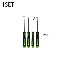 4/10pcs Professional Precision Hook Extractor Gasket Pick Automotive Green Oil Seal Driver Set Auto O-Ring Removal Repair Tools