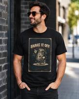 Shake It Off Funny Salt Shaker Graphic T-Shirt Retro Humor Novelty Tee S