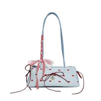 Underarm Bag - Feminine, Relaxed Style, Crossbody Bag, Single-shoulder Handbag mėlyna
