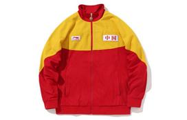 Li Ning Jacket Unisex Red Yellow AWDN787-1 XXL