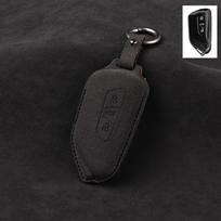 Leather Car Key Cover for Volkswagen VW ID.4 ID.3 Golf 8 Teramont TALAGON Crider Viloran Original Remote Key