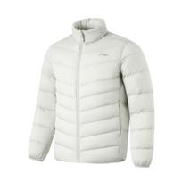 Li Ning Fitness Series Down Jacket Men's Waterdrop Gray AYMU091-2 XXL