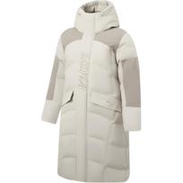Li Ning Down Jackets Men's Gravel White Gray Hooded Thickened AYMV125-1 L