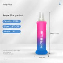 Sport Water bottle Tpu Folding Soft Flask Drink Portable Water Bottle High Flow Running Hiking Bicycle Fitness Water Bag