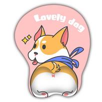 Non Slip Cute Corgi Mouse Pad Ergonomic Design Mouse Pad Silicone Wrist Guard  Computer Keyboard Style 5