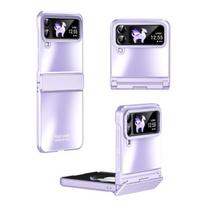 Luxury Plating For Samsung Galaxy Z Flip 4  5g Case Armor Protection Hinge Cover Hinge Cover levanda