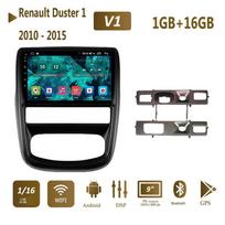 Automobilių radijas Android, skirtas Renault Duster 1 2010–2015, skirtas Nissan terrano 2014–2020 Multimedijos grotuvas WIFI GPS navigacija 1+16GB gray