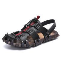 Summer Men's Bag-toe Slippers New Large-size Flip-flops Beach Shoes Soft Sole Casual Sandals Men's Shoes 38