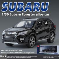 1/30 Scale Subaru Forester SUV Alloy Car Model Diecast Metal Toy Off-road Vehicles Car Model High Simulation Sound and Light Kids Gift juoda
