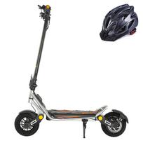Kukirin A1 Off-Road E-Scooter 950W(Peak), 48V 13Ah, 45km/h+Dual Shock Absorption+Dual Disc Brakes+IPX4 Waterproof AI+Helmet (Split Up, 2 parcels) balta
