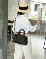 New messenger bag fashionable large capacity high sense first layer cowhide portable shoulder leather bag juoda