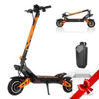 Kukirin G3 Pro Dual Motor Electric Scooter 2400W 52V 23.4Ah, 65km/h 10  Off-Road Tires, Hydraulic Suspension & Oil Brakes Foldable E-Scooter G3Pro+Bag (Split Up) juoda