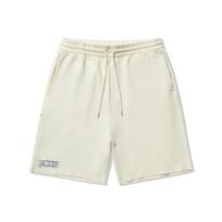Li Ning Skateboard Series Loose Knit Letter Drawstring Casual Shorts Men Shorts Gelato-Yellow AKSU817-2 M