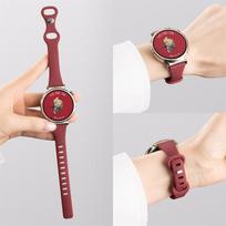 Suitable for Huawei GT6/5/4 watch with female small waist silicone stud buckle watch5/4/3PRO sports strap applicable: huawei gt6-41mm bordinė