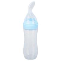 Food Feeder Soft Silicone One Handed   Scale Design Feeder with Soft Spoon for Elderly Patients