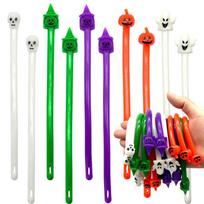 10Pcs Halloween Stretchy Strings Sensory Fidget Toy Kids Trick or Treat Gift Bracelet Goodie Bag Filler Birthday Party Favors