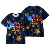 Blox Fruits Printing Women Men Tshirt Casual Breathable Tshirts Funny ROBLOX Loose Tees Shirts Oversized T-Shirts XS
