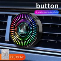 Car Air Freshener RGB Atmosphere Light Music Rhythm Sound Control Outlet Sound Pickup Lamp Automatic Car Air Freshener