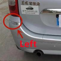 9650485877 7452QZ Dėl Xsara Picasso chromuota apdaila Priekinio buferio sidabrinė dekoratyvinė juostelė Sidabrinė ryški juostelė 7452RA 9650480777 Left Rear