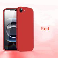 For iPhone 17e Case iPhone 17e 16e SE 2026 SE3 Cover Coque Funda Soft Original Liquid Silicone Camera Protector Case iPhone 17e iphone17e raudona