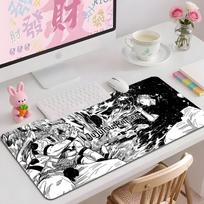 HOT B-Jujutsu Kaisen Mouse Pad Multiple Sizes Large Square Computer Office Game Table Mats Rubber Anti-slip Mousepads 600x300x2mm