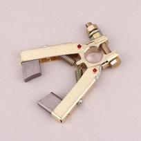 Carbon Brush Holder Scissors Double Foot Type For Motor Power Tool Hole Dia. 12Mm Copper Carbon Brush Holder 1PCS
