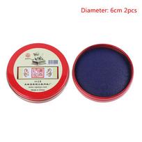 Multihue Ink Pad for Planner Stamps, Student Supplies for Art Scrapbook, Vibrant School Stationery mėlyna