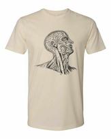 Cottage Cult Clothing Tee T Shirt Cotton Medical Anatomy Victorian Art Head #2 XXL