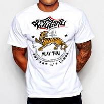 Muay Thai T-Shirt Kickboxing Jiu Jitsu MMA Judo UFC Military Martial Arts III XL