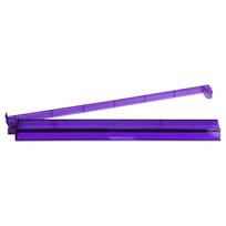 Mahjong Tile Sorting Ruler for Organizing Mahjong Tiles Durable Plastic Material Measuring Guide for Mahjong Game Setup and Arrangement One Size violetinė
