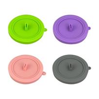 4 Pcs Ice Cream Pints Cups Lids Reusable Silicone Sealing Lids  for NC300 NC301 NC299AM Airtight and Dishwasher Safe 1