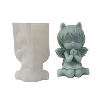 Angel-Girl Shape Silicone Molds DIY Epoxy Resin Molds Table Ornament Mould Candle Plaster Making Tool Easy to Clean 1