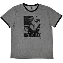 Jimi Hendrix Unisex Ringer T-Shirt: Let Me Live (Large) 4XL