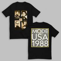 Retro 90s Graphic Depeche Mode USA 1988 Music Tour Unisex T-Shirt 2XL