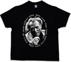 CHARLES BUKOWSKI PORTRAIT Kids Boys kids boys T-Shirt Quote Barfly Poetry Quote 120